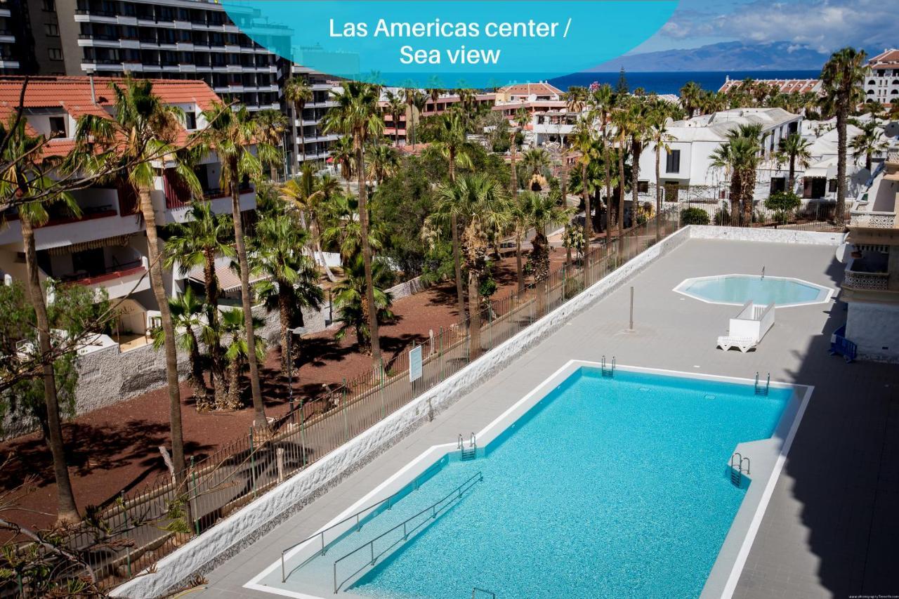 Go2Tenerife Apart'Zebra Pool & Sea View Playa de las Americas  Bagian luar foto